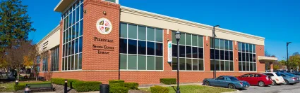 Exterior of Pikesville Library location.