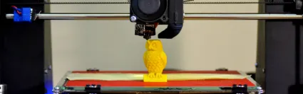 3D Printer making an owl