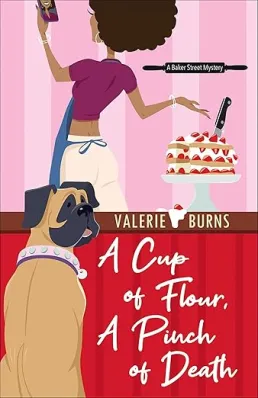 A Cup of Flower, A Pinch of Death by Valerie Burns book cover