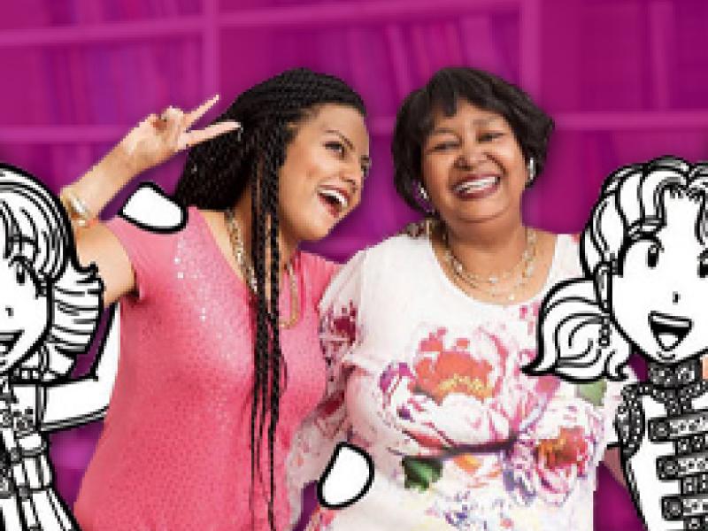 image of the author and illustrator of the dork diaries