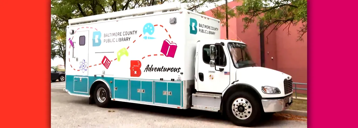 photo of the new STEM library vehicle