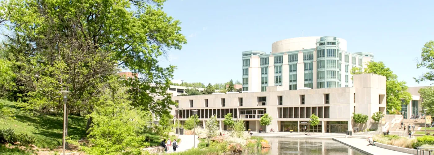 photo of the UMBC library