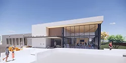 Concept photo of the future Woodlawn branch exterior