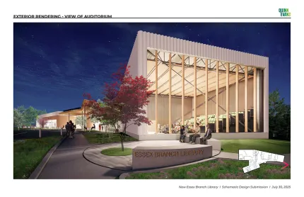 exterior concept photo of future Essex branch